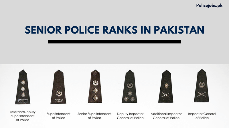 Senior Police Ranks In Pakistan