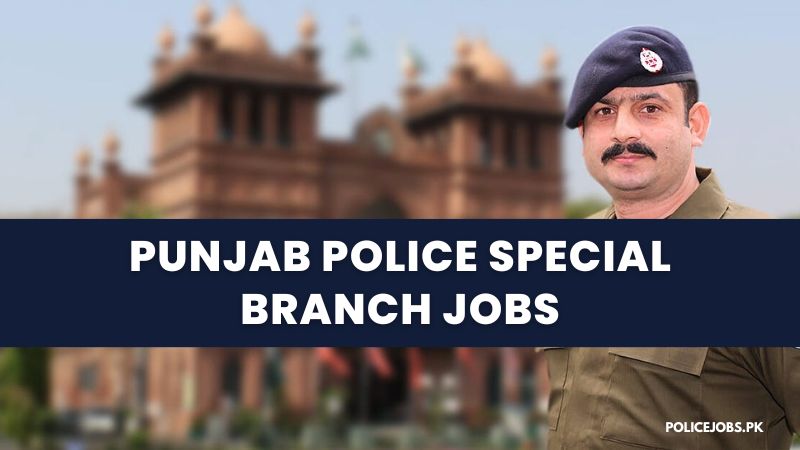 Punjab Police Special Branch Jobs 2024