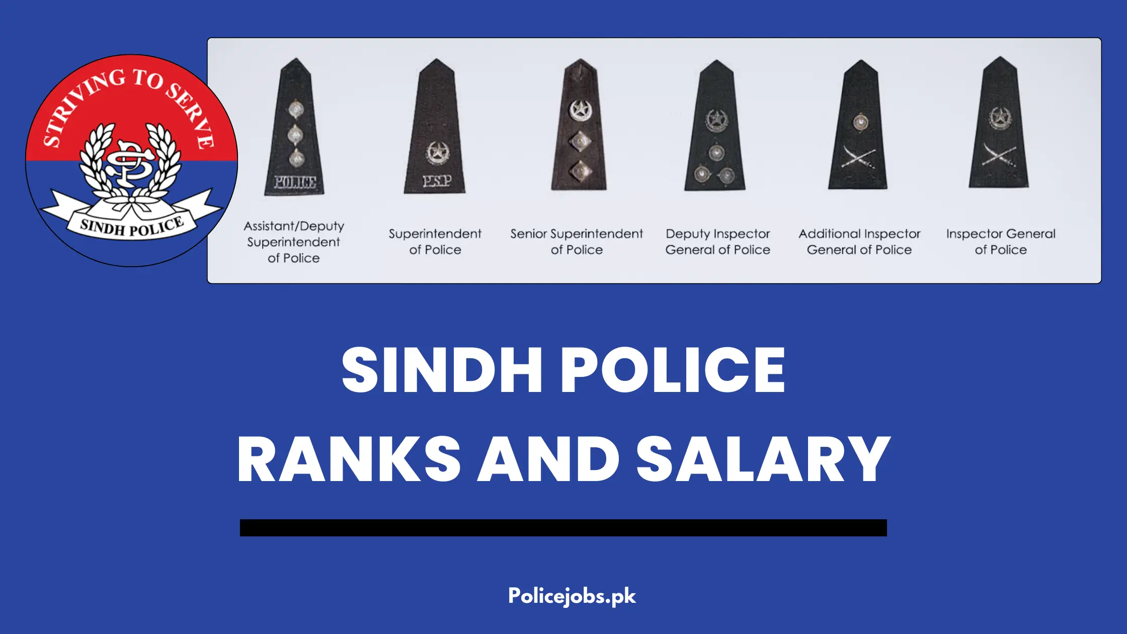 Sindh Police Ranks and Salary