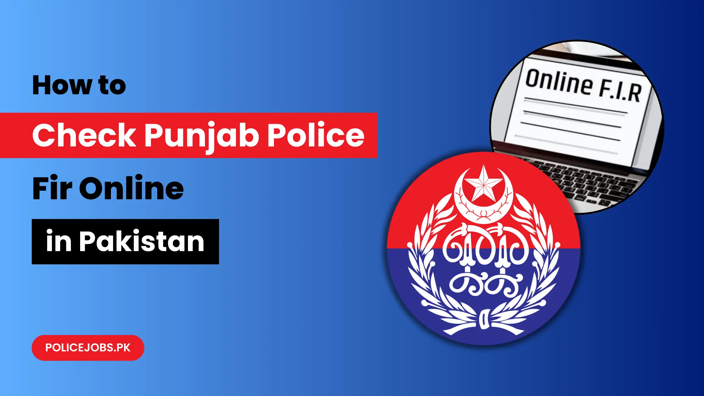 How to Check Punjab Police Fir Online in Pakistan