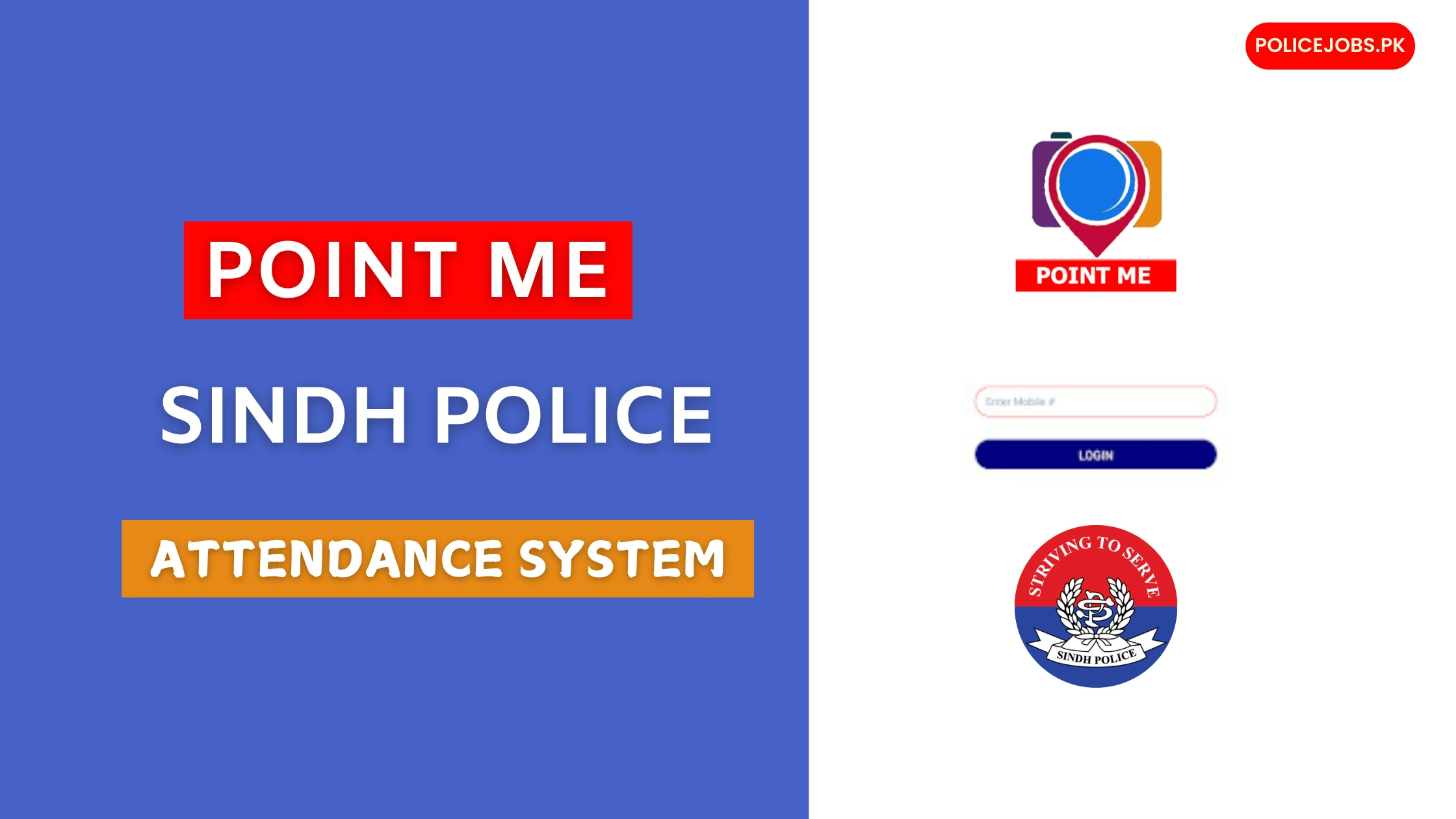 Point Me Sindh Police Attendance System