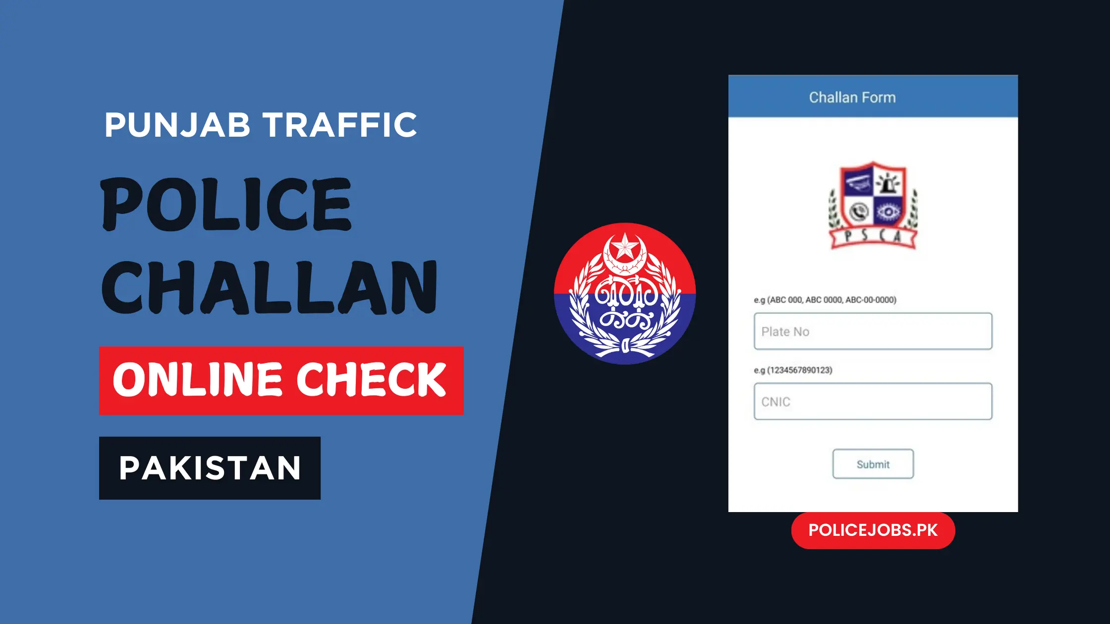 Punjab Traffic Police Challan Online Check Pakistan