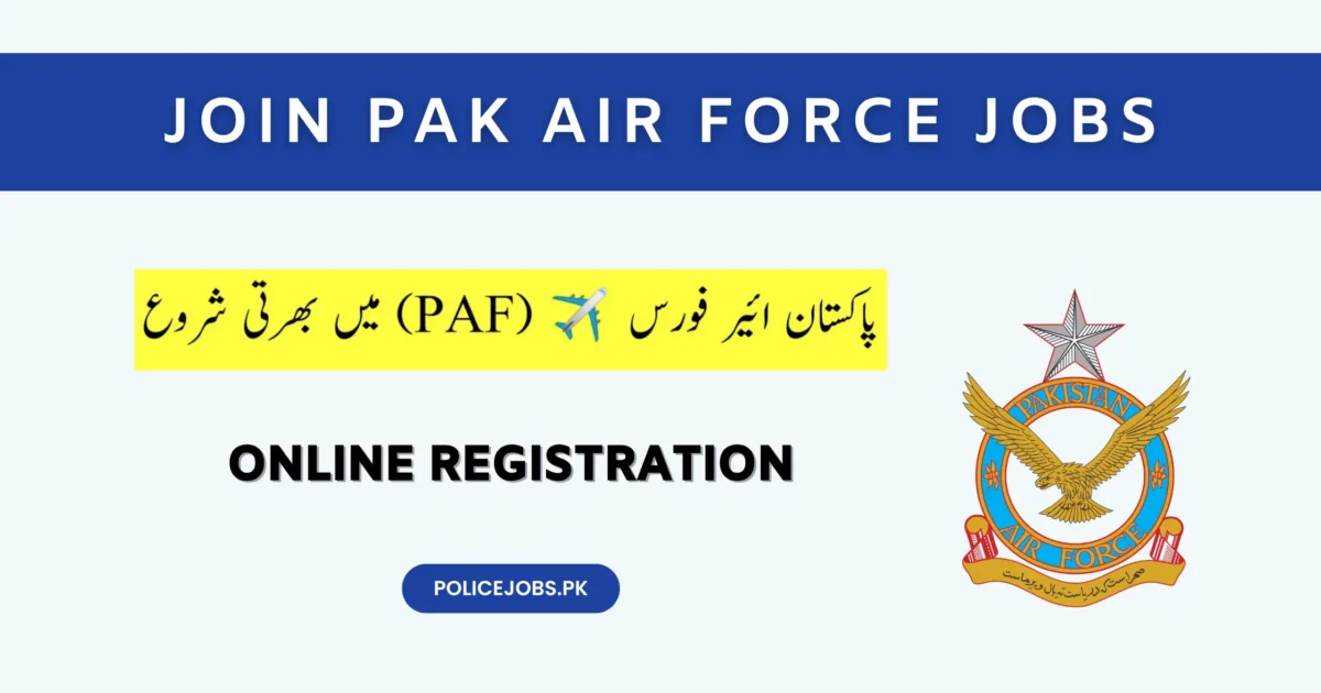 Pakistan Air Force PAF Jobs 2025