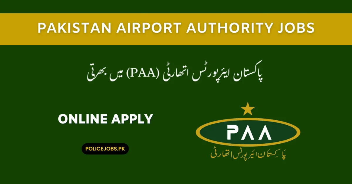 Pakistan Airport Authority Jobs 2025 Online Apply