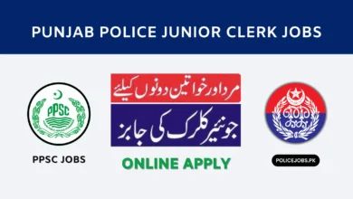 Junior Clerk Jobs in Punjab Police PPSC
