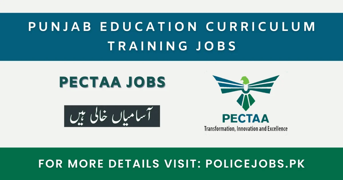Punjab Education Curriculum Training PECTAA Jobs 2025