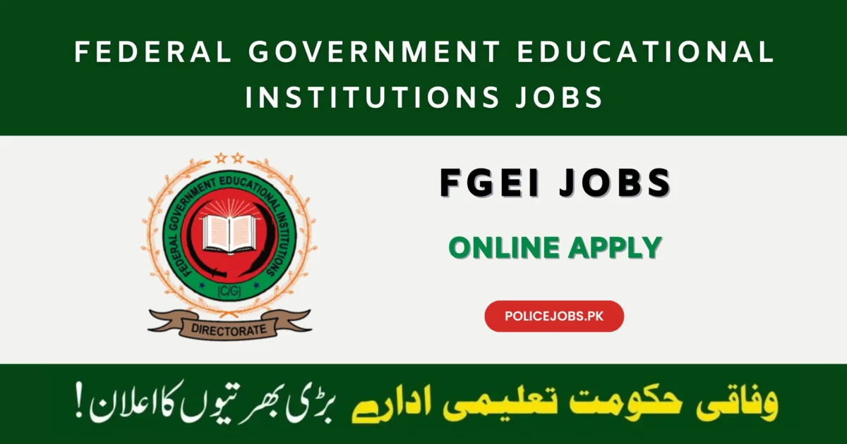 FGEI Jobs 2025 Apply Online