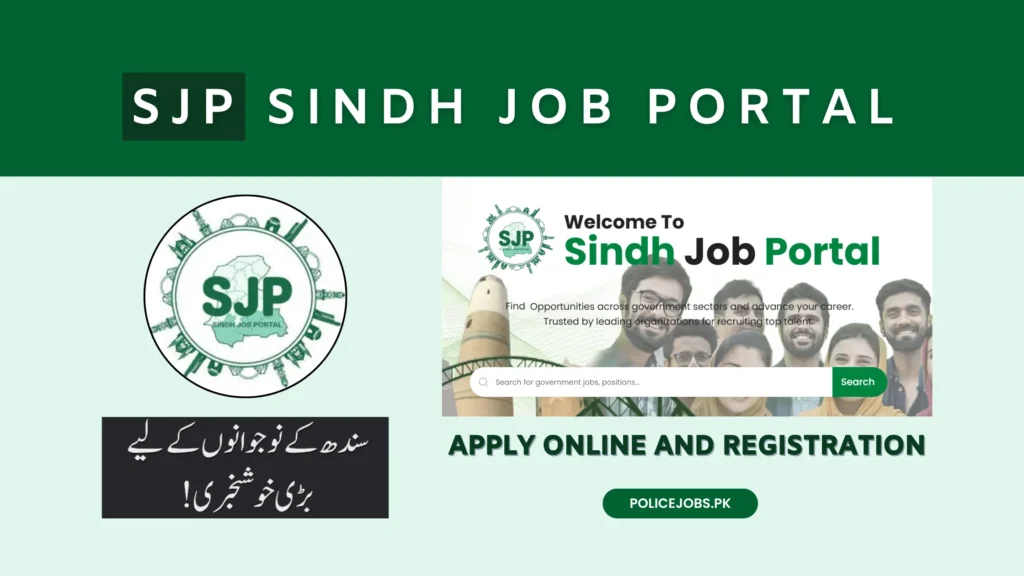 SJP Sindh Job Portal 2025 - Apply Online and Registration